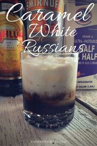 If you love a caramel macchiato, then the Caramel White Russian recipe will be a great coffee cocktail or after dinner drink for you in place of dessert.