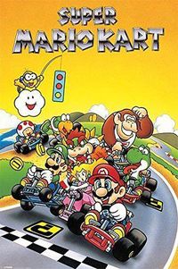 FLM91004 - Super Mario - Retro (24" x 36") #videogames