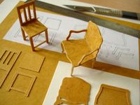 Working with stencil card