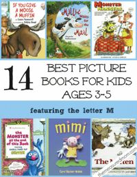 14 of the best picture books for kids ages 3-5 (a letter M book list) - The Measured Mom