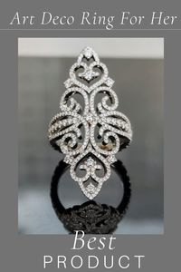 ✥ 𝗗𝗲𝘀𝗰𝗿𝗶𝗽𝘁𝗶𝗼𝗻 𝗢𝗳 𝗥𝗶𝗻𝗴 :- ✥ Stone : Simulated Diamond / Cubic Zirconia • Stone Shape : 𝐑𝐨𝐮𝐧𝐝 𝐂𝐮𝐭 • Stone Cut Grade : Excellent • Stone Color Grade : Colorless • Stone Clarity Grade: VVS1 ✥ 𝐌𝐞𝐭𝐚𝐥 𝐃𝐞𝐭𝐚𝐢𝐥𝐬 :- • Metal Type : Sterling Silver • Metal Purity : 92.5% • Metal Tone : White • Metal Stamp : Yes ✥ 𝗥𝗶𝗻𝗴 𝗦𝗲𝘁𝘁𝗶𝗻𝗴 : Prong #engagementring #vintagestyle #weddingring #artdecoring
