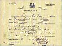 Birth Certificate Maris Davis