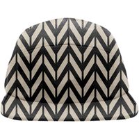 Casquette de baseball Chevrons Beige/Noir