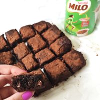 I love brownies; who doesn’t? But Milo… It was one of my very first loves. It was also one of the very first things I ate straight out of the tin with a spoon