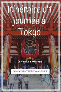 Idée d'itinéraire pédestre pour découvrir les quartiers du nord de Tokyo #ventsetvoyages