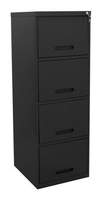 Arquivo De Aço Preto 4 Gavetas P/ Pasta Suspensa
