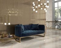 Crea lujosos espacios únicos con esta combinación de azulejos, Mariana y Selene, en 30x90 y 90x90. #dune #duneceramica #selene #projects #decoration #marmol #lujo #interiorismo #Gold