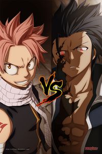 Fairy Tail 428 Page 22 NATSU VS GREY