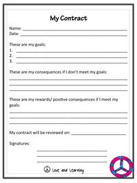 PRE-MADE --charts & contracts that take up your time - find HERE!!! *A Not So Wimpy Teacher's Behavior Management Manual: I-Messages, Behavior Plans, Progress Monitoring....Oh My!!!-Could tweek for chores or home responsibilities. I like this! Only change goals to rules. Or fitness goals!