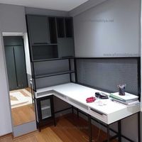 metal desk with iron legs metal çalışma masası demir ayaklı