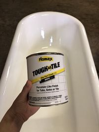 How I cleaned and refinished my cast iron tub