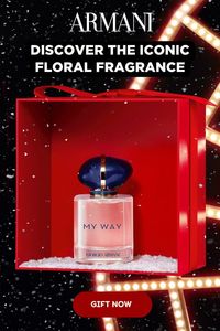 Make a wish and spin the wheel with Armani MY WAY. A bright floral bouquet of sustainably sourced ingredients.