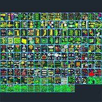 Landscape design Collection- designs, symbols and details for landscaping (AutoCad DWG file) | Architecture for Design