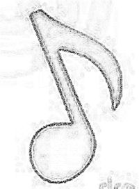 Os símbolos musicais ficam muito fofos em várias cores, mas o charme está mesmo na sua cor convencional: o preto.