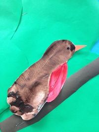 preschool foot print robin craft
