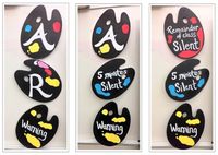 ART Flip sign. Noise/behavior management