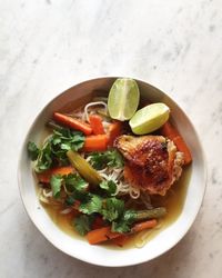 slow roasted chicken soup