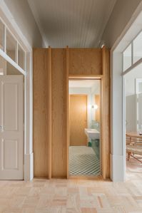 Rose and Mustard Building by Aurora Arquitectos and FURO - Dwell