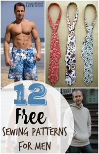 12 Free Sewing Patterns for Men