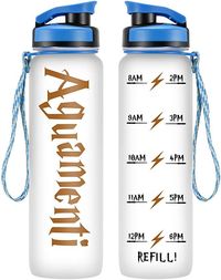 Harry Potter-Themed Aguamenti water bottle to keep Liam Hydrated http://whodunnitmysteries.com/product/who-who-who-killed-christmas-murder-mystery-game/