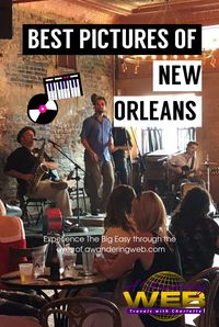 New Orleans is picture perfect! Experience the best of NOLA through the eyes of A Wandering Web. Best Pictures of New Orleans. #website #travelblogger