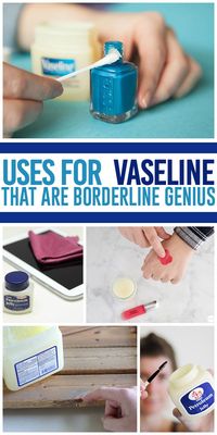 Vaseline can be used for everything from manicures and makeup to polishing leather boots. And there’s so, so much more! You’ll definitely see Vaseline in an entirely new light.