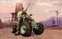Illustration of Trevor for Grand Theft Auto V by Rockstar's senior artists Stephen Bliss and Anthony Macbain (also accompanied by in house illustrators).