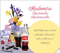 Radomíra, Radomírka, Radomíruška - prianie k meninám