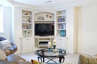 TVs are rarely placed in corners unless, of course, the space is very limited or the layout favors such a placement. Today we're going to analyze a bit mor