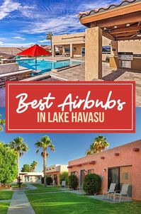 Beautiful Lake Havasu is known as Arizona’s playground, and, with so much to do, it’s popular year-round. From watersports and boating trips to beach days, hiking trails, cycling adventures, and more, Lake Havasu has plenty to offer. Not sure where to stay during your time here? We’ve rounded up all our favorite Airbnbs, from luxury spots inside prestigious resorts to family-owned places overlooking the water. Read on for all of our top spots!