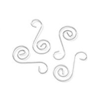 Art Wall 2480-02 18-Piece Wire Ornament Hooks, 2-Inch, Silver - Walmart.com