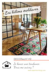 #tapis #decoration #kilimmoldave #tendancedeco #inspirationdeco #DECOllectif