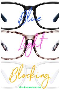 Concerned about blue light ray damage from lots of screen time? Blue light blocking glasses may just help! #bluelight #eyes #eyesight #tips #health