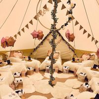 Celebrity parents are hosting VIP teepee sleepover parties at their homes for their kids. Check out the blog post to see how Myleene Klass hosted a pretty ‘spa & beauty’ themed bell tent party for her daughter. This is one of eight celebrity sleepover parties featured.