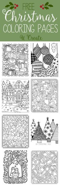 Free Christmas Coloring Pages