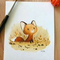 What a cute fox - foxes