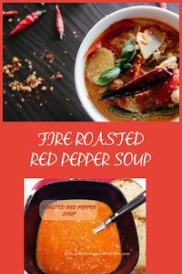 Fire Roasted Red Pepper Soup Recipe | Tomato Soup