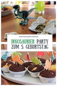 Unser Kindergeburtstag stand ganz unter dem Thema Dinosaurier.