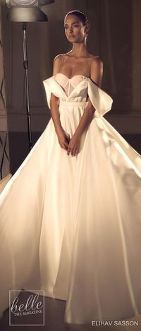 Elihav Sasson Wedding Dresses 2019 - Enamoured Collection | Off the shoulder ball gown wedding dress with sweetheart neckline and sleeve detail #weddingdress #weddingdresses #bridalgown #bridal #bridalgowns #weddinggown #bridetobe #weddings #bride #dreamdress #bridalcollection #bridaldress #dress See more gorgeous wedding dresses by clicking on the photo