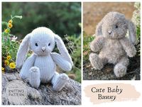 Mira este artículo en mi tienda de Etsy: https://www.etsy.com/es/listing/1291347341/bunny-knitting-pattern-knitted-animal
