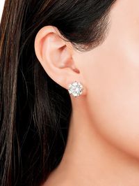 Pair of Diamond Ear Studs | 5.01 及 5.01克拉 圓形 D色 內部無瑕 鑽石 耳環一對 | Magnificent Jewels: Part I | | Sotheby's