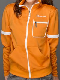 J!NX : Portal 2 Aperture Test Subject Premium Track Jacket - Clothing Inspired by Video Games & Geek Culture $54.99