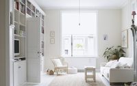 Another way to make an impact with your minimal style is to whitewash everything – from the furniture and upholstery to the walls. Ensure there is plenty of light streaming into the space. Image courtesy, IKEA
