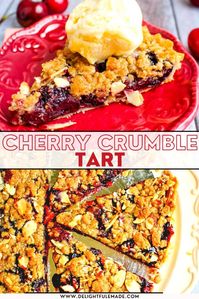 The EASIEST Cherry Tart Recipe | Delightful E Made
