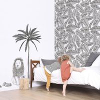 Papier peint motif feuillage (10 m) : Lilipinso
