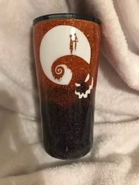 Nightmare Before Christmas Tumbler | Etsy