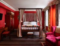 Make a bold move and pair vermilion with a healthy dose of fuschia. Also, don’t be afraid to incorporate different prints and patterns for a heady effect. If you’re feeling extra adventurous, play with various materials too – cotton, velvet and even silks. Image courtesy, Darren Chung for The Zetter Townhouse, Clerkenwell
