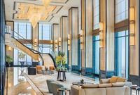 This new hotel is styled in a contemporary classic style.