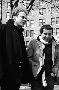 Simon & Garfunkel. Paul Simon has the dorkiest smile.