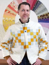 Who doesn’t want to walk around wrapped up in a quilt all day? They can be bohemian calico work jackets, preppy diamond-stitched vests or chic puffy coats. Find tips for making quilting garments on the blog at weallsew.com.
